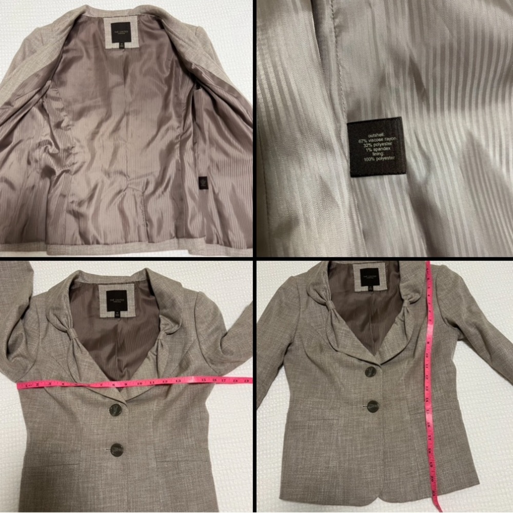 The Limited Collection Heather Tan Blazer Pant Suit - Picture 4 of 16